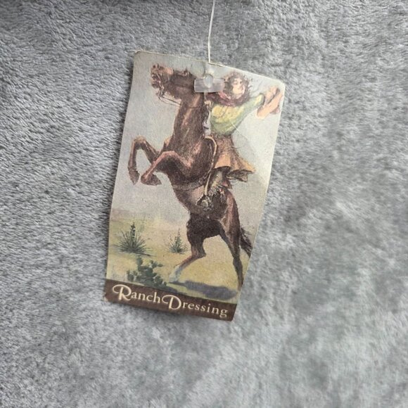 Womens Ranch Dressing Black Floral Embroidered Jacket Fringe Hem Polyester S - Picture 3 of 10